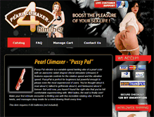 Tablet Screenshot of pearlclimaxer.com
